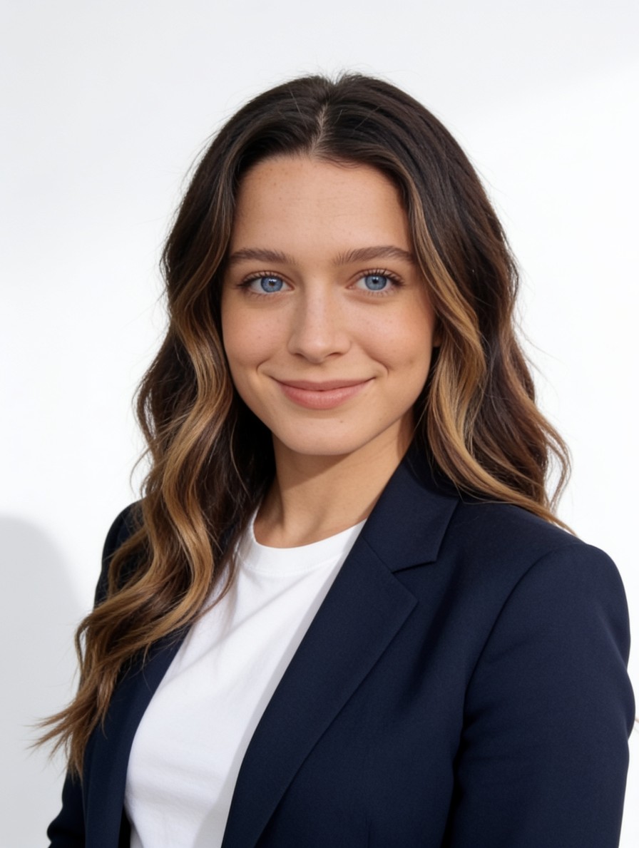 Woman in her mid twenties in a professional headshot made by still.