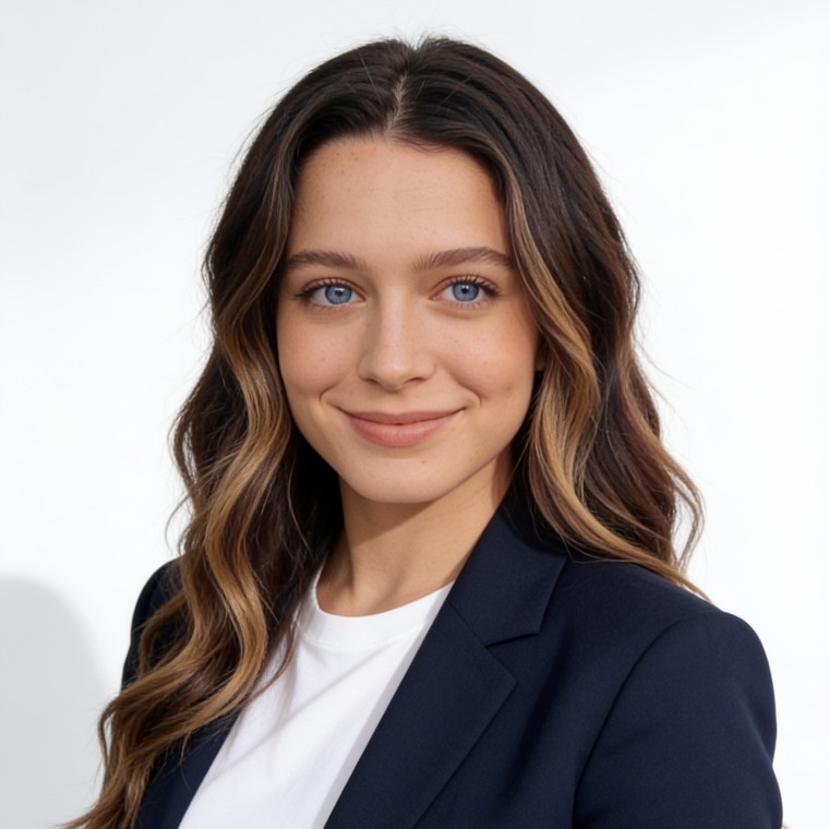 Woman in her mid twenties in a professional headshot made by still.