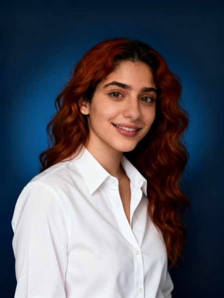 AI-generated professional headshot by still., made from the selfie above