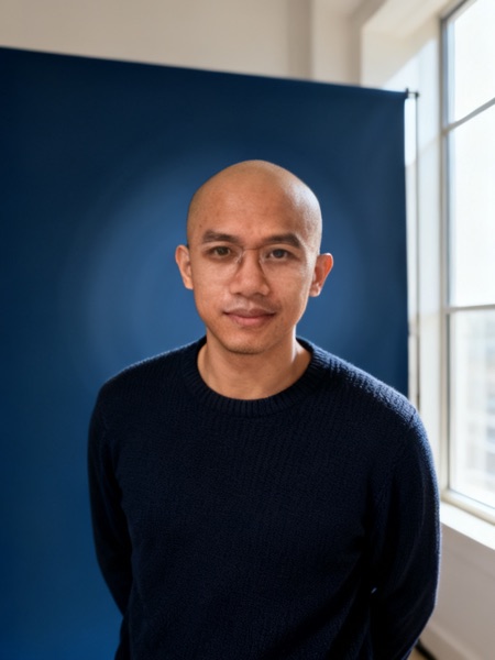 AI-generated professional headshot by still., made from the selfie above
