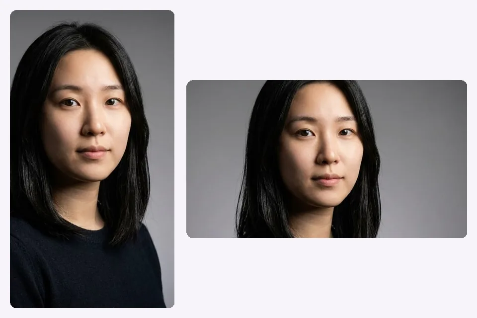 A still. portrait and a wide 16:9 crop of it for a banner or email signature