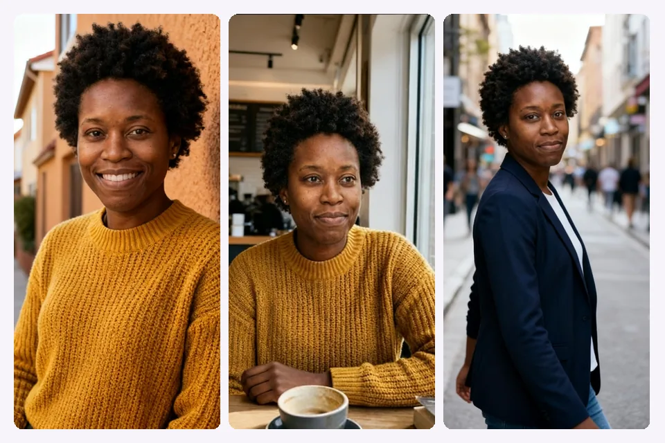 Dating profile photos: portraits made with still. from everyday photos