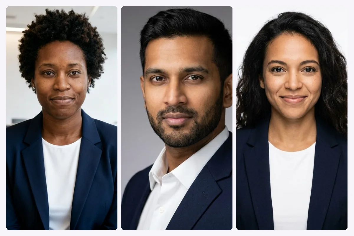 Linkedin headshot: portraits made with still. from everyday photos