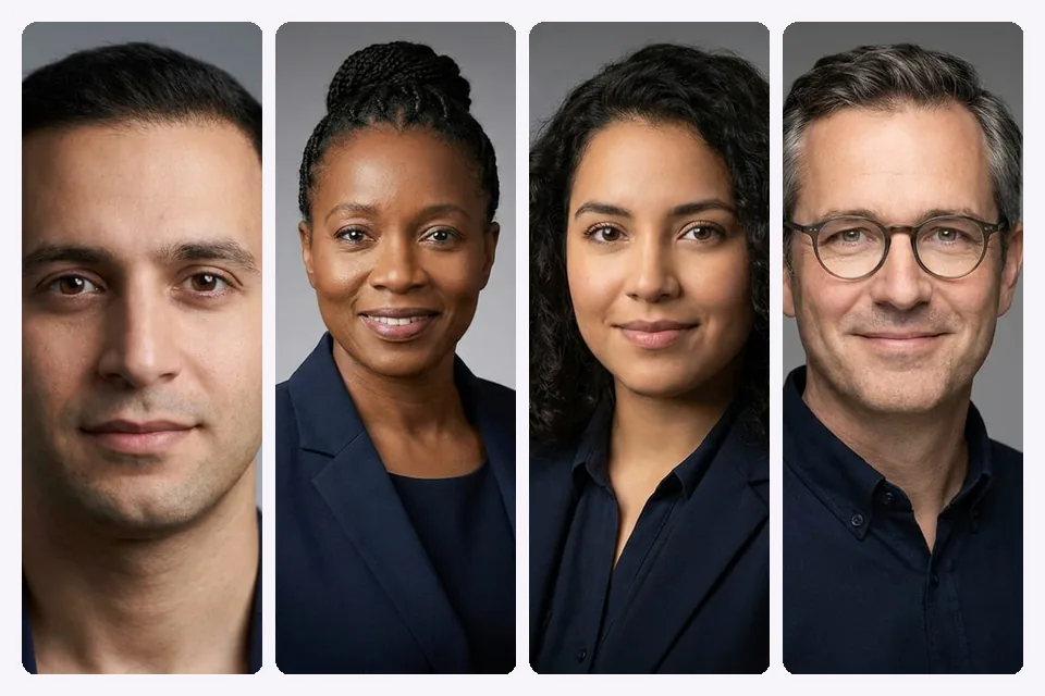 Linkedin headshot: portraits made with still. from everyday photos