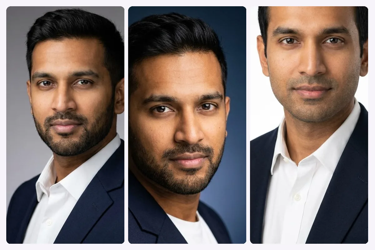 Professional headshots for a resume: portraits made with still. from everyday photos