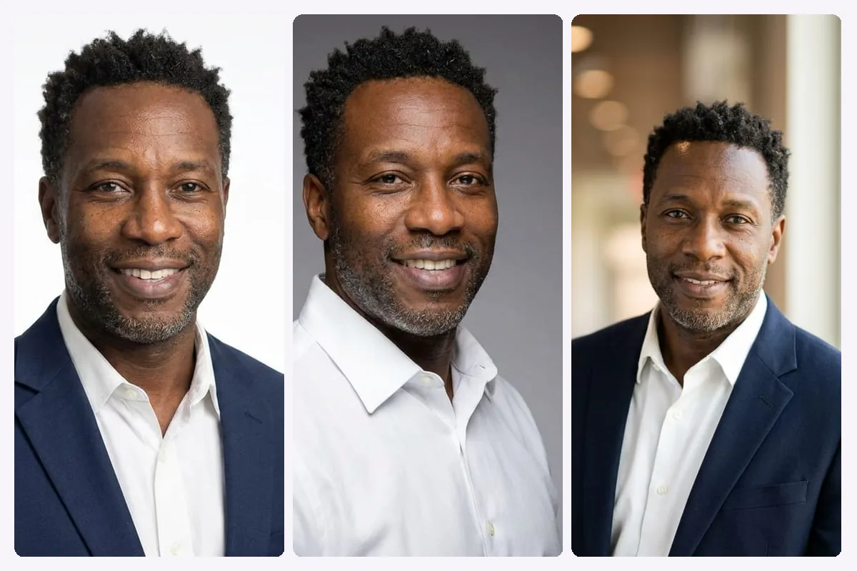 Real estate headshots: portraits made with still. from everyday photos