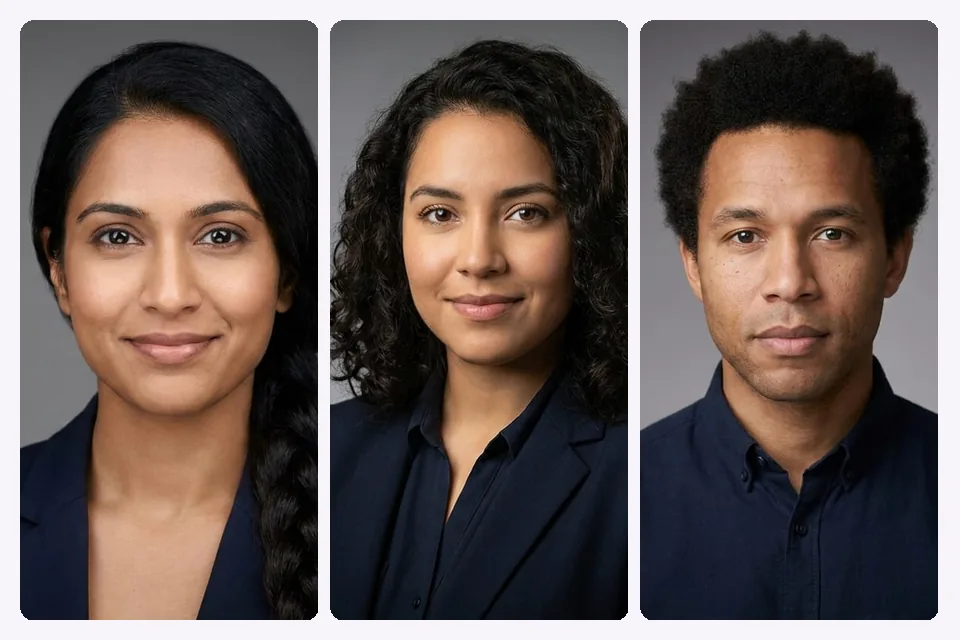 Remote team headshots: portraits made with still. from everyday photos
