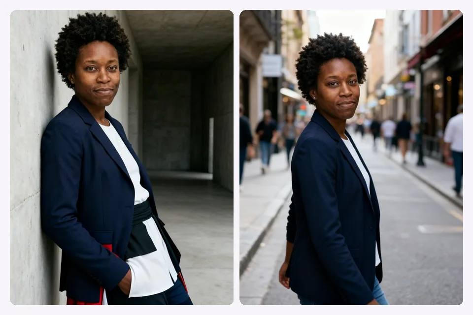 Team headshots: portraits made with still. from everyday photos