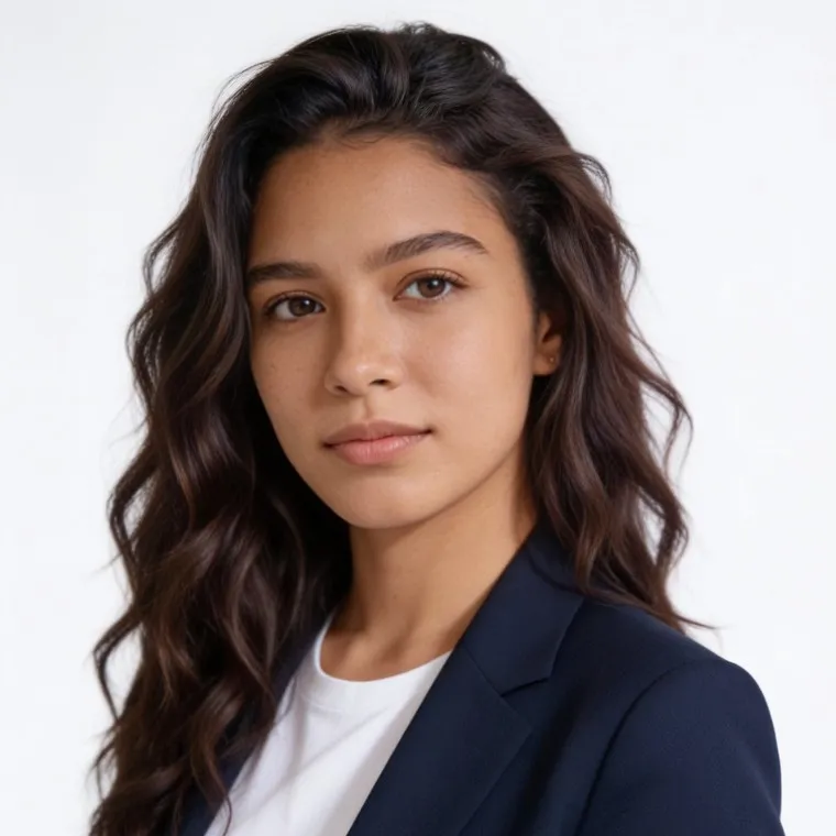 Woman in her twenties in a professional headshot made by still.
