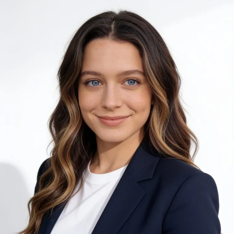 Woman in her mid twenties in a professional headshot made by still.