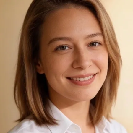 Woman in her mid twenties in a professional headshot made by still.